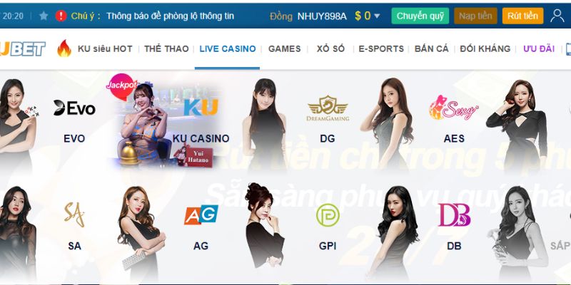 Giới thiệu đến quý khách KU Casino siêu hot