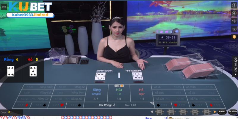 Hướng dẫn chơi Rồng Hổ trực tuyến tại Ku Casino